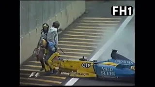 Back to when Fernando Alonso had a terrifying crash at the Brazilian Grand Prix of 2003