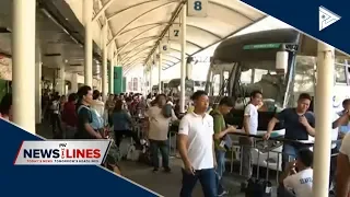 Fewer passengers troop to Araneta bus terminal