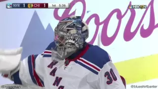 Rangers at Blackhawks - 10/7/15 - Artemi Panarin goal