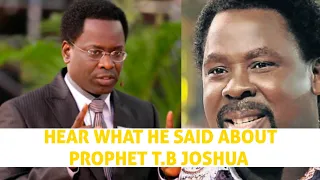 PROPHET RACINE FIRST SERMON AFTER THE DEATH PROPHET T.B JOSHUA; THIS IS WHAT HE SAID ABOUT....