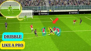 How To Dribble in eFootball 2024 Mobile: Step-by-Step Tutorial