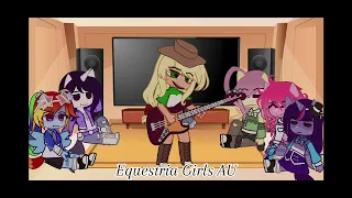 MLP react to Applejack's AUs (no thumbnail sorry!)