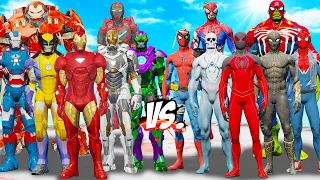 TEAM IRON MAN VS TEAM SPIDER-MAN - EPIC SUPERHEROES WAR