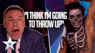 Papi Flex TERRIFIES David Walliams | Unforgettable Audition | Britain's Got Talent