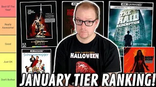 January 2024 Blu-ray/4K TIER Ranking! | 19 Releases Discussed And Ranked!