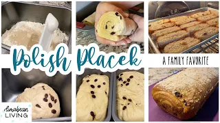 Homemade Placek | POLISH SWEET BREAD | A Family Favorite