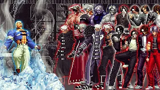 [KOF Mugen] Frozen Yashiro Vs Orochi Kusanagi, Krizalid, WF Kyo Kusanagi, Ultimate Rugal Team