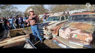 HUGE Junkyard sold at auction! 1960s & older Cars, Trucks, Model T's + parts: TONS of rusty history!