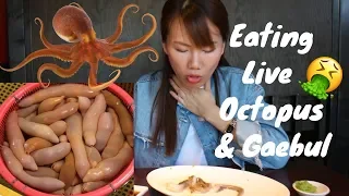 Eating Live Octopus & Gaebul in Toronto, Canada