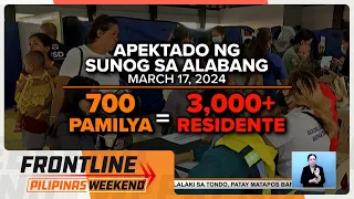 Higit 3,000 residente, nabiktima ng sunog sa Brgy. Alabang, Muntinlupa | Frontline Pilipinas Weekend