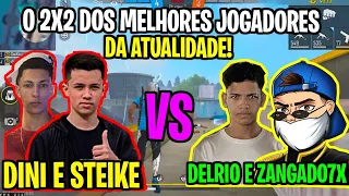 STEIKE FF E DINI FF VS DELRIO E ZANGADO7X -  O 2X2 MAIS ESPERADO DE 2022 APOSTADO!