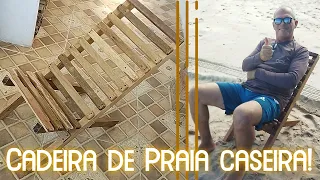 COMO FAZER UMA CADEIRA DE PRAIA DE MADEIRA!!!