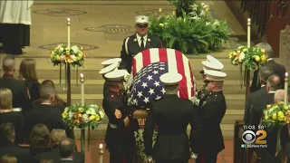 Funeral Held For Fallen Marine And Firefighter