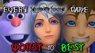 EVERY Kingdom Hearts Game Ranked from Worst to Best