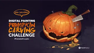 Digital Painting Pumpkin Carving Challenge [2020]