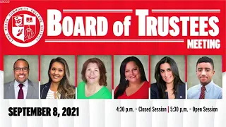 LBCCD - Board of Trustees Meeting - September 8, 2021