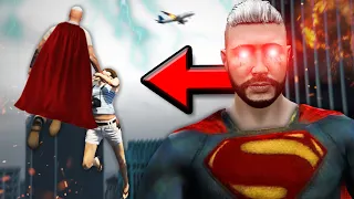 I BECAME SUPERMAN & DESTROYED THE CITY!! - (GTA V MODS)