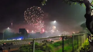 Waipahu, HI New Years Eve 2022 to New Years Day 2023 Waikele Shopping Center Parking lot.