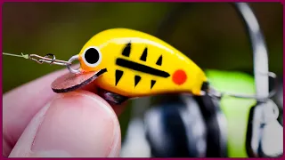 How to make a Micro Crankbait. (a 1-inch size lure made of balsa wood).