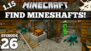 How To Find + Explore a Mineshaft in Minecraft! #26