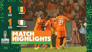 HIGHLIGHTS | Senegal 🆚 Côte d'Ivoire | #TotalEnergiesAFCON2023 - Round of 16