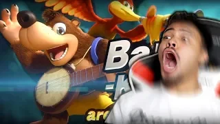 BANJO KAZOOIE REVEAL IN SMASH BROS. ULTIMATE REACTION! NINTENDO E3 2019