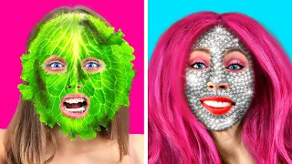 RICH vs BROKE - Crazy Girly BEAUTY Struggles | Funny Hair and Face Problems by La La Life School