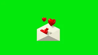 Green Screen Hearts 💚🔥❤️