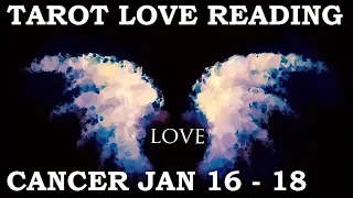 ❤️✨ CANCER Tarot love reading January 16 - 18 | They feel a huge pull towards you, & it scares them