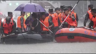 Heavy Rain Triggers Floods in South, North China