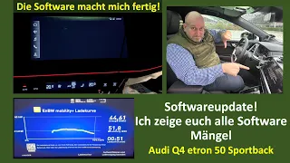 Audi Q4 etron 50 - Endlich Termin für Software Update - ich zeige euch alle Software Mängel!