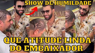 Gusttavo Lima tem ATITUDE linda com fã no Camarim e dá Show de HUMILDADE