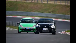 Clio Rs Cup Touristenfahrten Nordschleife 09.04.2021 Multi Cam + Fast Yaris :) 7:59 BTG