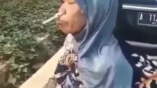 smoking through the nose