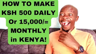 HOW TO MAKE KSH 500 DAILY / 15K a month COMFORTABLY for ANYONE WITH Ksh 6k CAPITAL#kenya#nairobi