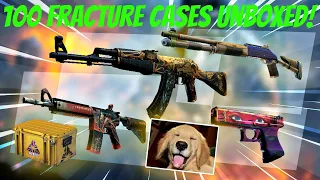 100 Fracture Cases Unboxed by RobbyBobby! Free Skins Inside!