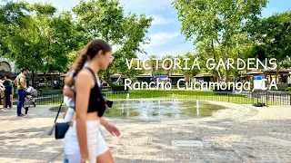 [4k] Victoria Gardens | Rancho Cucamonga San Bernardino | Wednesday walk tour