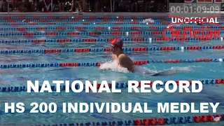 First High School Swimmer to Break 2 Minutes in 200 IM | Josh Zuchowski | TKA Lions