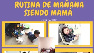 RUTINA DE MAÑANA SIENDO MAMÁ DE UN BEBÉ 💕//Mamá joven//Ama de casa