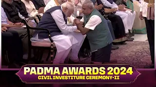 President Murmu presents Padma Awards 2024|Civil Investiture Ceremony-II|Rashtrapati Bhavan |PM Modi