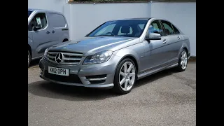 2012 Mercedes-Benz C Class C250 CDI BlueEFFICIENCY Sport Virtual Tour / Walkaround / Review