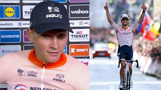 Mathieu van der Poel Reacts To Winning Road World Championships