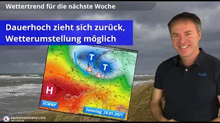 Erst das alte "Hochmuster", dann mehr Tiefdruckeinfluss mit Regen und Wind möglich