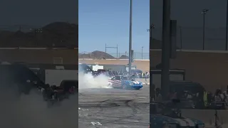 'Merica Blown Fox Body Mustang Burnout @ LS Fest 2023 Skid Session