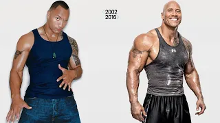 The Rock - Transformation Body From 1 To 45 Years Old