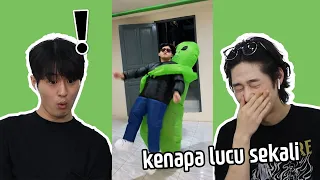 Influencer Indonesia yang humoris | Reaksi Korea terhadap tren Indonesia TikTok