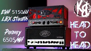 HEAD TO HEAD - EVH 5150 LBX Stealth vs Peavey 6505MH