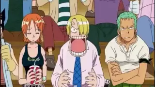One Piece Funny Scene (English Dub)- Afro Luffy