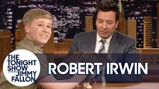 Jimmy Loses It with Robert Irwin on a Hot Mic Before Animals Segment