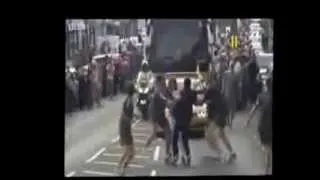 Olympic Torch getting snatched 2012